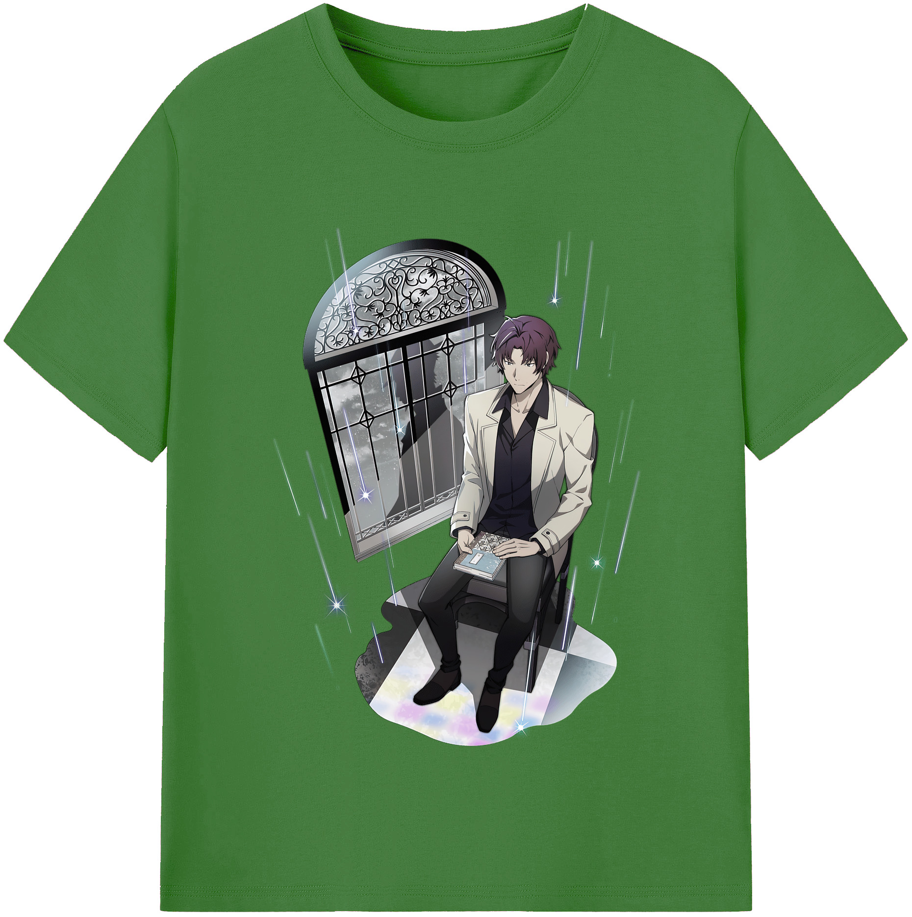 （画像用） 文豪ストレイドッグス Bungo Stray Dogs レディースカジュアルプリントTシャツ（綿100％）
